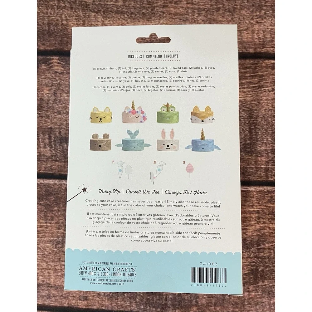 The Sweet Tooth Fairy Cake Face Kit 21 Piece By American Crafts